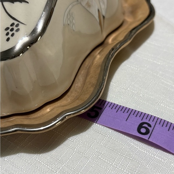 Vintage Sandland Covered Butter Dish - Picture 11 of 12